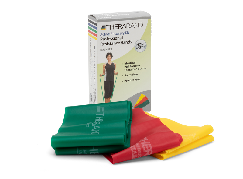 TheraBand Resistance Band Beginner Kit Latex Free Performance Health